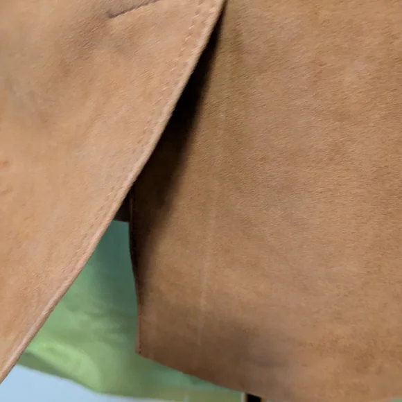 Bernardo's Women's Tan Suede Jacket, 100% - Picture 10 of 15